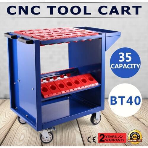 BT40 CNC machine center milling tool holder management tool cart multi-function workshopToolscoot Service trolley Cart Storage