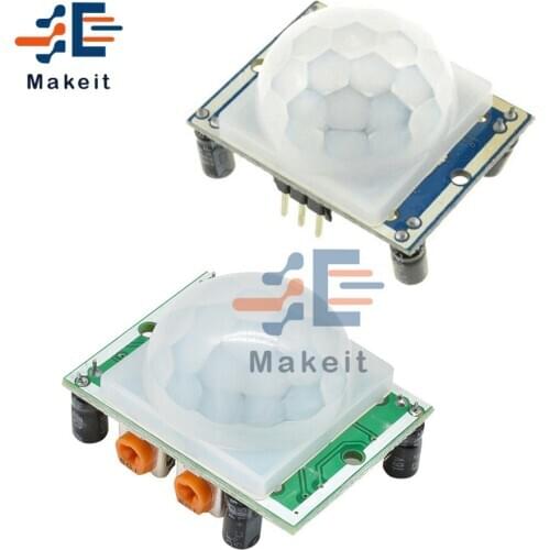 HC-SR501 HCSR501 SR501 Adjust IR Motion Sensor Detector Module Pyroelectric Body Automatic PIR Infrared Sensor Module with Shell