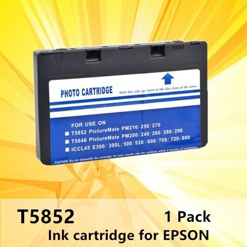 Ink Cartridge for T5852 5852suit compatible For EPSON PictureMate PM210 PM235 PM250 PM270 PM310 PM215 PM245 printer