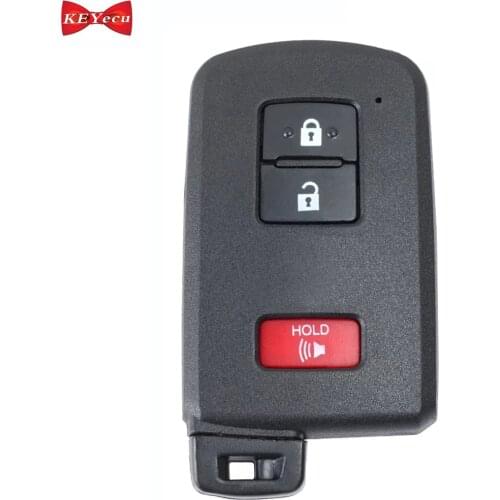 KEYECU for Toyota Land Cruiser Smart Keyless Remote Key Fob 61E338-0020 BH1EK BH1EW 89904-60D90 89904-60K30 433MHz FSK