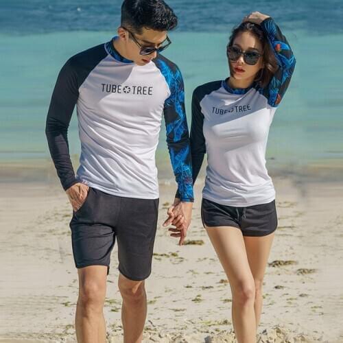 Mens Womens Long Sleeve UPF Baselayer Skins Performance Fit Compression Rash Guard Dive Surf Swim Sun Suit Padded Shirt