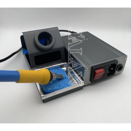 T12D BGA rework station heating soldering station lead free electric iron headle temperature adjustable welding tool