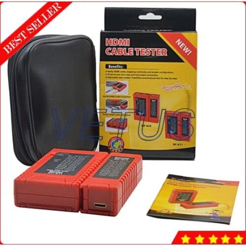 NF-611 Network Hdmi Cable Tester for checking miswires short open cross status