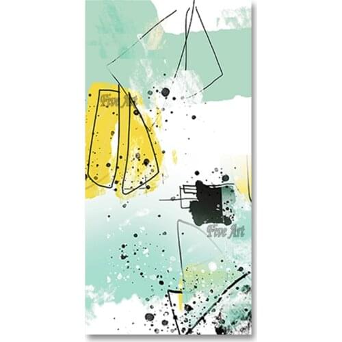 Latest Design Canvas Abstract Oil Painting Wall Decoration Piece Fine Art Free Shipping Unframed Modern Home Goods Wall Art