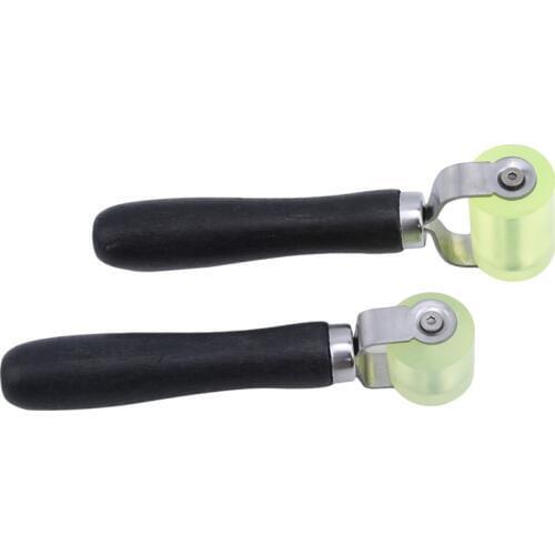 New Audio Nstallation Rubber Auto Clear Sound Deadener Car Wooden Roller Green Compaction Roller