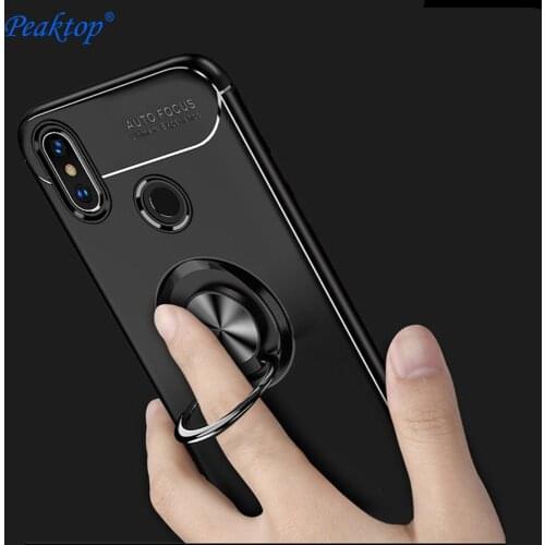Luxury Car Magnetic Ring TPU Cover Case For Xiaomi Redmi Note 6 pro 5 pro Mi 8 6 Redmi Note 5A Redmi 4X 4A S2 Phone Case