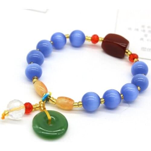 CHENFAN natural stone bracelet for women Womens jewelry Small Fresh Cat Eye Bracelets Accessories gift present