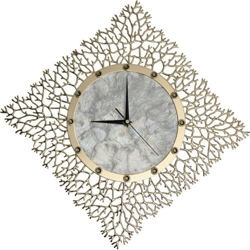 For Sale Modern Home Decorative 3D Metal Scenic Decoration Wall Alarm Clocks