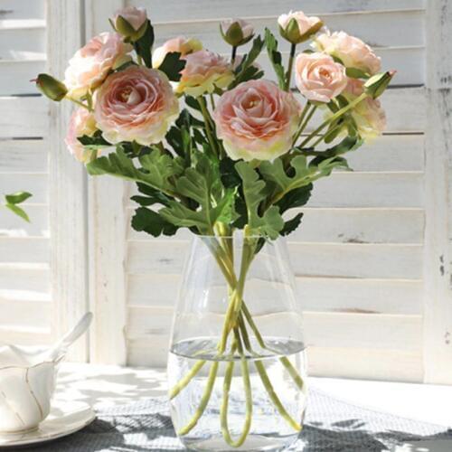 Artificial Ranunculus Asiaticus Flower Stems Wedding Decoration Household Simulation Artificial Flowers