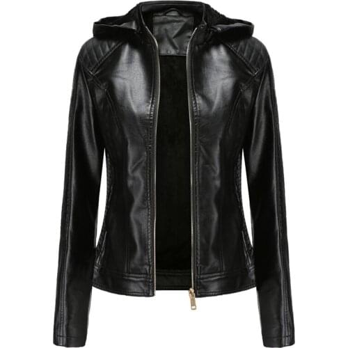 Womens Leather Jacket Womens Jacket Womens Coat Leather Jacket Winter Jacket Women Asymmetric Zip Leather Jackets 2021 New