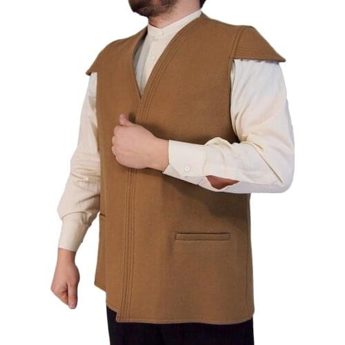 Haydariyes Vest Beige Waistcoat Whirling Dervish Dancing Mevlana Qadiry Religious Order Cult Sect Islamic Muslim Dervish Turkish