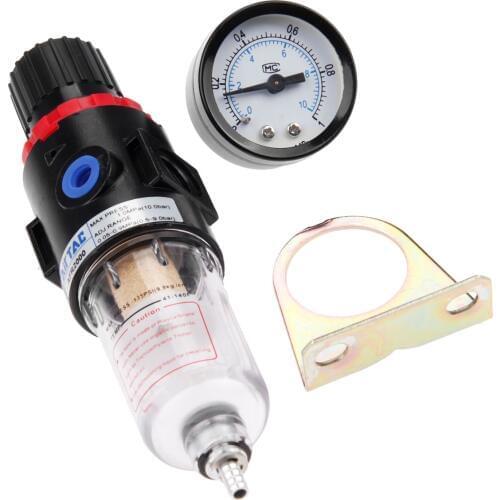 1Set AFR2000 Pneumatic Filter Air Treatment Pressure Regulator Compressor Reducing Valve Oil Water Separation AFR-2000 Gauge