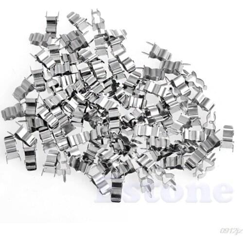 100Pcs 5*20mm Fuse Holder Clips Glass Quick Fast Blow Fuses Holder New Drop ship