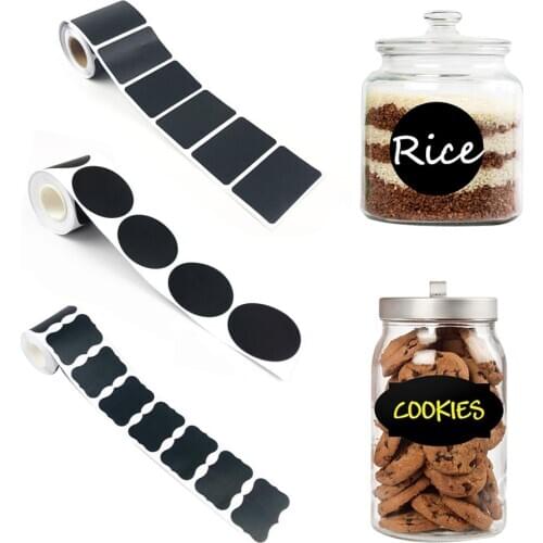 150pcs Chalkboard Lables Reusable Waterproof Stickes for Containers Jars Mason Bottles Blackboard Lable Stickers