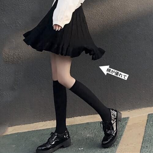 2020 Fashion Women New Winter Long Socks Harajuku Retro Female Cotton Autumn Knee Socks Trend Ladies Long Socks Girls