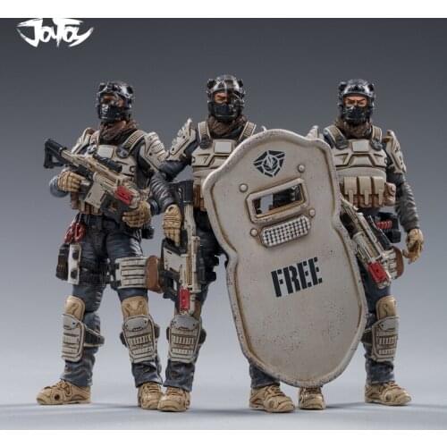 3pcs/Lot) JOYTOY 1/18 Stars Moon Wolf Team Collection Action Figure for Fans Holiday Gift
