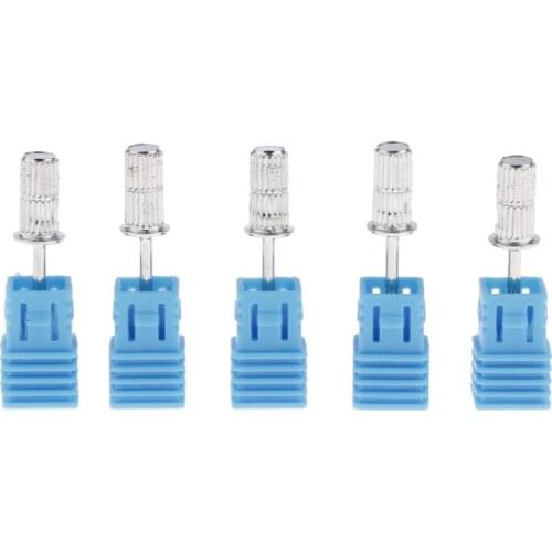 5pcs Professional Mandrel Drill Bits for Manicure Pedicure DIY Sanding Caps