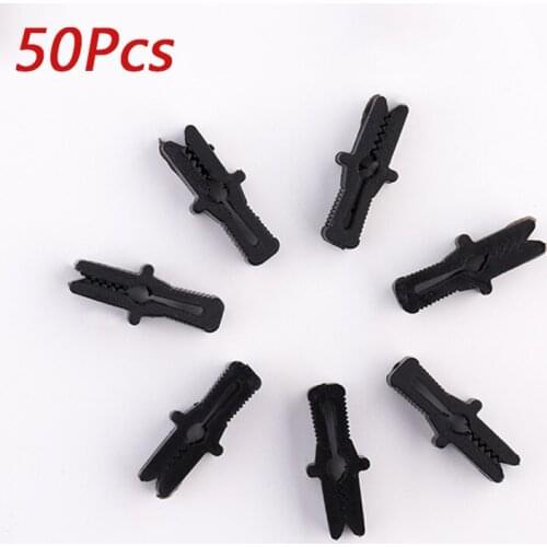 50Pcs/lot Greenhouse Film Clip Shade Cloth Fix Clamp Plastic Film Buckle Clip Grape Shelter Film Clip Garden Supplies