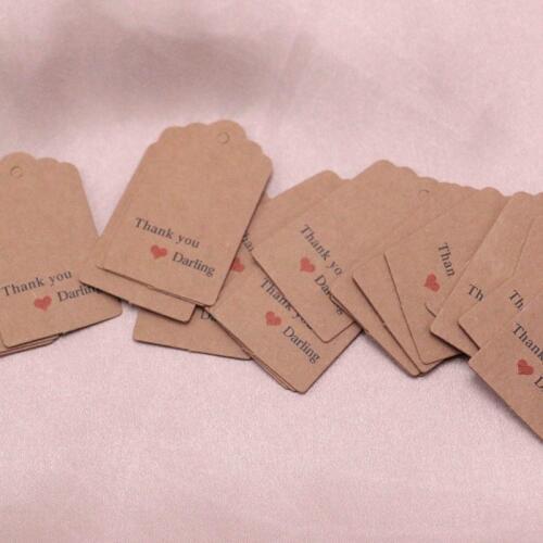 High Quality 3x5cm 2x7cm Jewelry Cards Paper Price Tags Kraft Paper/White/Black Card for Jewelry&Clothes for DIY-Making 500pcs