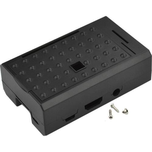 Keyestudio Black Case/ABS Case for Raspberry Pi 3 / B+/2 Model B Supporting Camera Installation