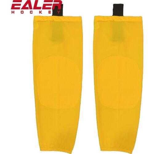 COLDINDOOR 100% polyester Yellow Ice Hockey Socks For Training In Stock