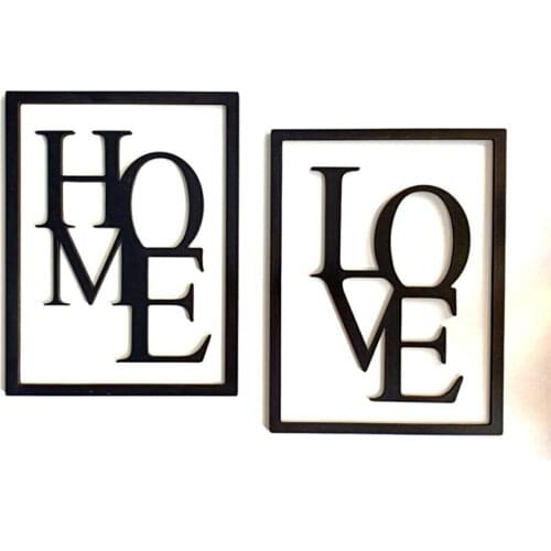 Decorative Home Love Wall Table Hotel Room, Board, Home Room Decorations 40*30 cm