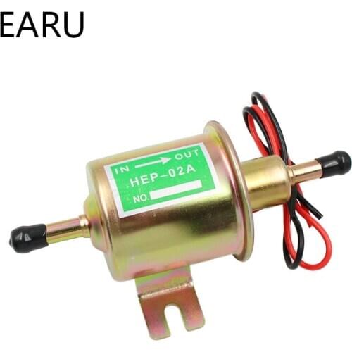 DIY Mini High Quality Low Pressure Universal Diesel Petrol Gasoline Electric Oil Fuel Pump HEP-02A 12V 24V For Car Motorcycle