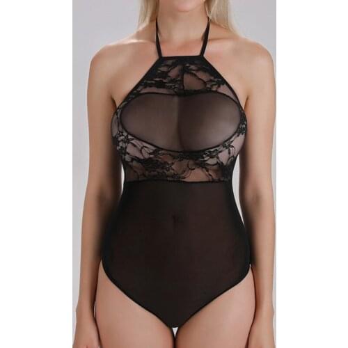 Erotic Sexy Crotchless Latex Catsuit Fishnet Clothing Open Crotch Jumpsuit Patent Leather Breast Exposing Bodysuit Lingerie