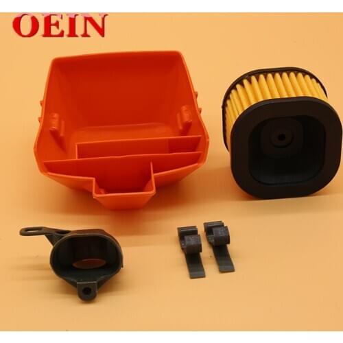 HD top air filter cover bracket intake regulator kit for Husqvarna 362365372372XP garden saw accessories 503627502, 503627501