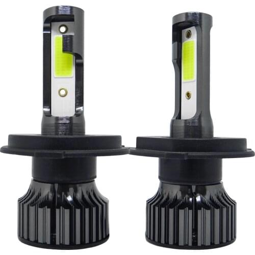 Mini LED Turbo Car Headlight Bulb 12000LM 6500K H4 H7 H1 H3 H11 H13 H27 880 9005 HB3 9006 HB4 9007 Running Auto Fog HeadLamp