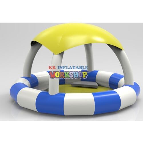 KK Factory Inflatables Amusement Park custom inflatable tent cover pool hot seal arch roof shleter pool for kids play