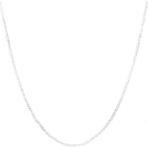 Wholesale 925 sterling silver 2MM one side chain Rolo jewelry with chain cross thin chain 18/20/22/24 inch ladies party jewelry