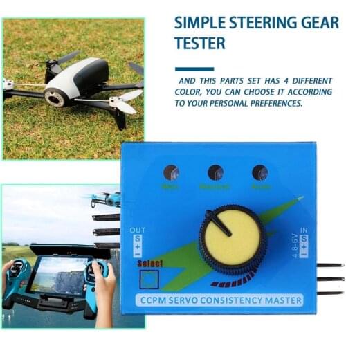 Profrssional Multi Servo Tester 3CH ECS Consistency Speed Controler Power Channels CCPM MeterParts Master Checker RC Toys Ac