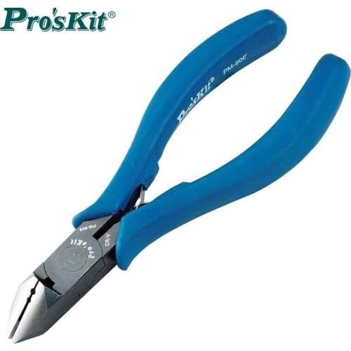 Proskit PM-908 PM-909 6" side cutting diagonal pliers wire stripping and tangent flexible cable 1.4mm copper wire steel tool