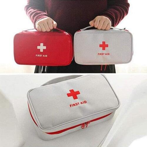 Empty Large First Aid Kit Emergency Medical Box Portable Travel Outdoor Camping Survival Medical Bag Big Capacity Home/Car