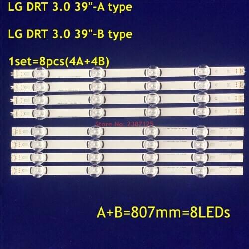 LED Backlightstrip For 390HVJ01LG lnnotek DRT 3.0 39" A B type 39LB5610 39LB561V 39LB5800 39LB561F NC390DUN-VXBP2 V390HJ4-PE1