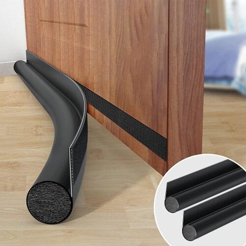 Door Draft Stopper Weather Stripping Door Sweep Adjustable Under Door Draft Blocker Insulator Weatherstrip Door Seal Strip New
