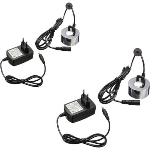 2Pcs 45Mm Humidifier Ultrasonic Mist Maker Industrial Incubator 24V Nebulizer Atomizer Head Fogger