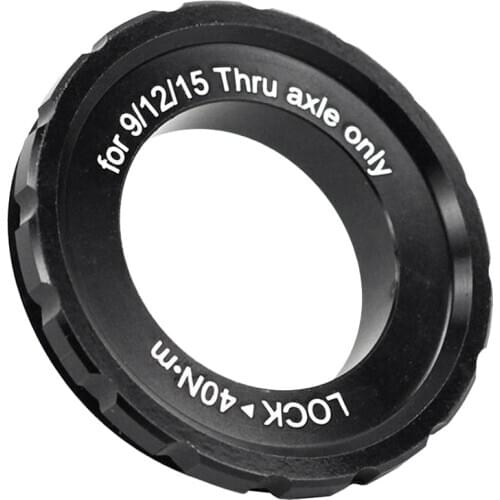 Bicycle Center Lock Disc Brake Hub Rotor Lockring for 9mm 12mm15mm Axle Center Lock Cover Ring