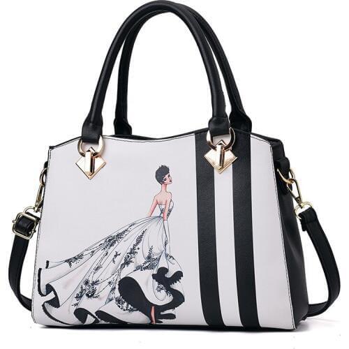 YINGPEI Women Bag Vintage Casual Tote Top-Handle Women Messenger Bags Shoulder student Handbag Purse Wallet Leather 2018 New