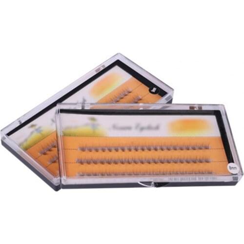 Women Natural Long Thick Faux Fiber Eyelashes False Lash Extension Eye Makeup Beauty Eyelash Extension Natural Fake Eyelashes