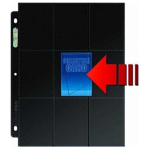 50PCS/LOT Ultra Pro Platinum Edition 18-Pocket Page with 9 pockets per side card pages suitable for star Card/MTG/TCG/PTCG/MGT