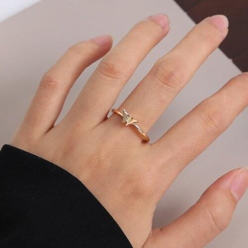 5270601 new butterfly ring, simple and elegant