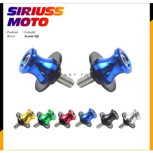 8mm Aluminum Motorcycle Swingarm Spools Stand Screws Sliders Motocross Case for Yamaha Honda Honda Suzuki Moto
