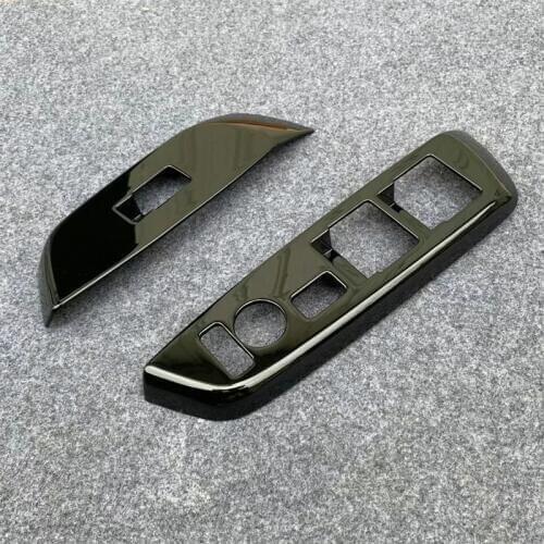 Car Styling Accessories Car inner Window Glass Lift Switch Control Cover Trim Frame For Mitsubishi ekx ek x 2019 2020 LHD 2pcs