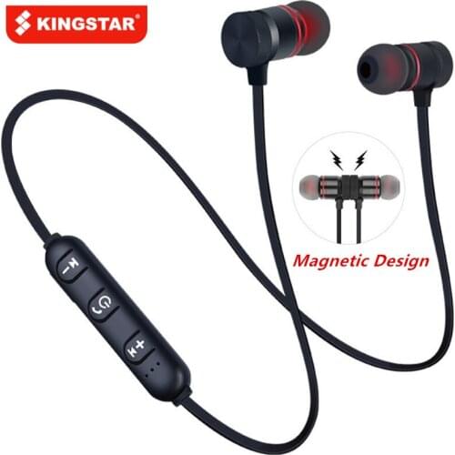KINGSTAR Bluetooth Earphone 4.1 Wireless Headset Stereo Sound Headphones Sports Waterproof Earbuds With Micr for Xiaomi Apple