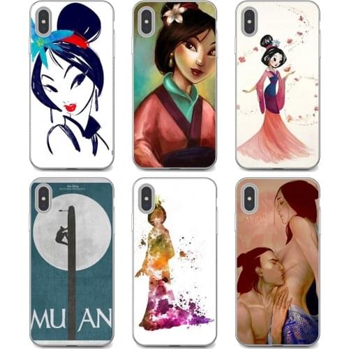 For Samsung Galaxy A9 A8 Star Lite A3 A5 A7 A6 Plus 2018 2015 2016 2017 Cell Phone Cover Chinese-Japan-Style-Anime-Mulan
