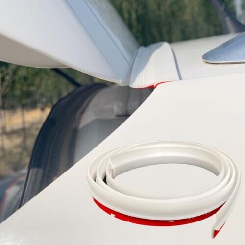 DIY 1.6m Universal Car Door Trunk Edge Seal Strip Rubber Weatherstrip Sealing Sticker Auto Accessories For SUV MPV Hatchback Car