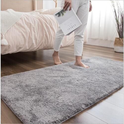 Bathroom Floor Mats Rectangular Floor Rugs European-style Tufted Carpets Soft And Thick Non-slip Bedside Carpet Bathtub Foot Mat