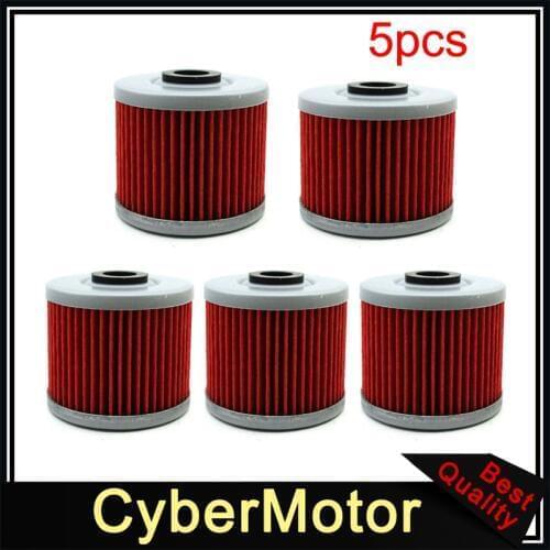 5x Oil Filter For Kawasaki KLX300R Polaris Predator Outlaw 500 Suzuki DRZ110